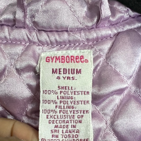 Gymboree Girls Pink Pea Coat -Triple Button Front closure - Sz. medium (4 Years) - Picture 3 of 5